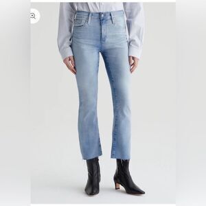 NEW AG JEANS farrah boot crop high raise jeans 25 years looking glass size 29